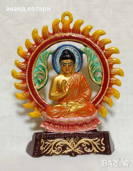Метална декорация - Буда, снимка 1