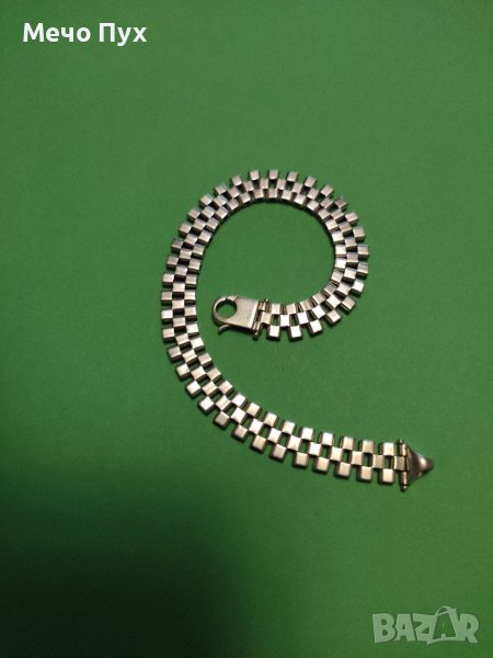 Сребърна гривна (62), снимка 1
