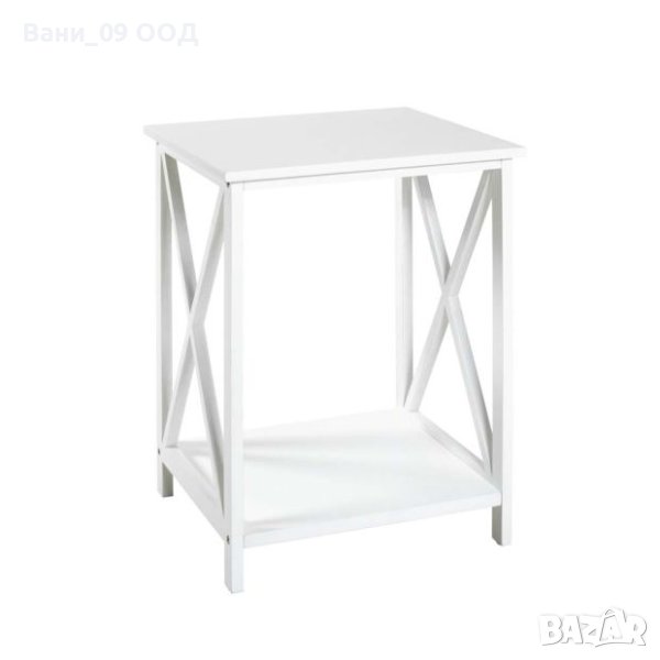 Бяла холна масичка от МДФ, снимка 1