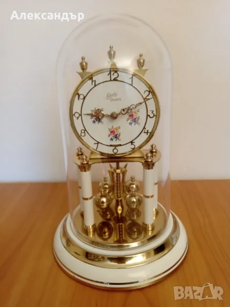  Настолен часовник с колба SCHATZ, снимка 1
