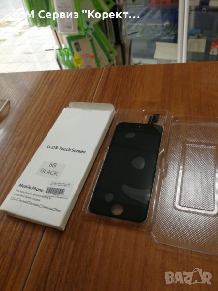 Iphone 5s/SE Дисплей + тъч скрийн черен, снимка 1