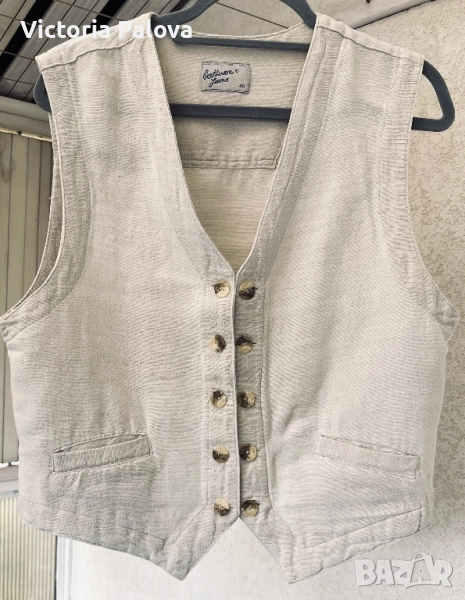 VINTAGE елек BEETHOVEN JEANS CLOTHING FOR YOU , снимка 1