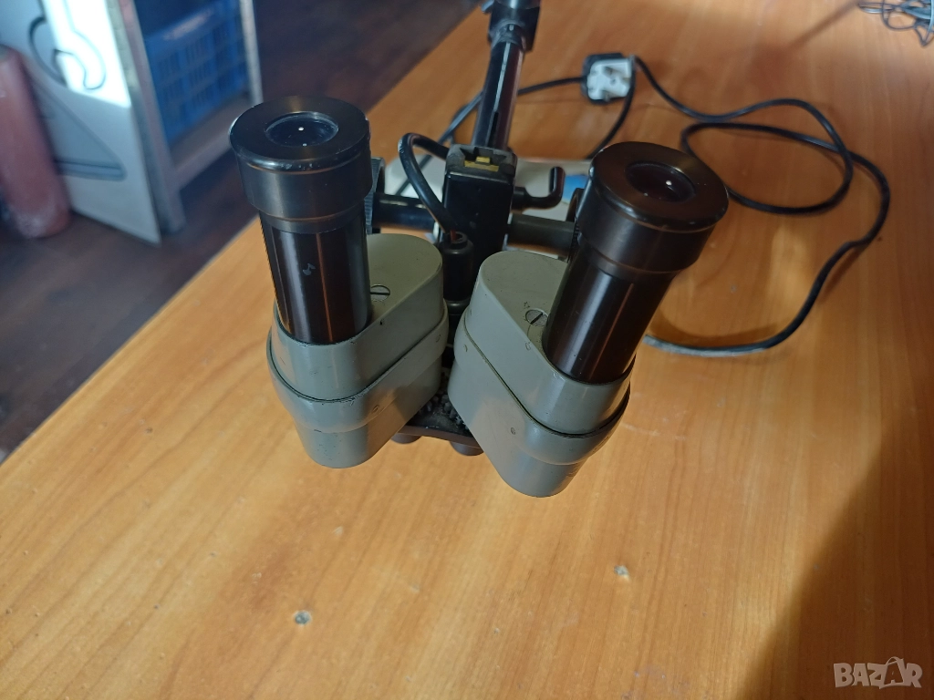 C. Baker London от 1956 - микроскоп, стар антика, снимка 1