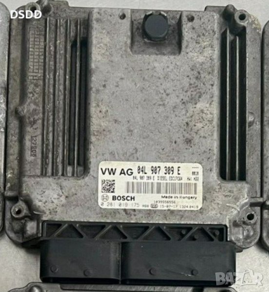 Компютър двигател / ECU 04L907309E 0281019175 за VW, Audi, Seat, Skoda 1.6 TDI, снимка 1