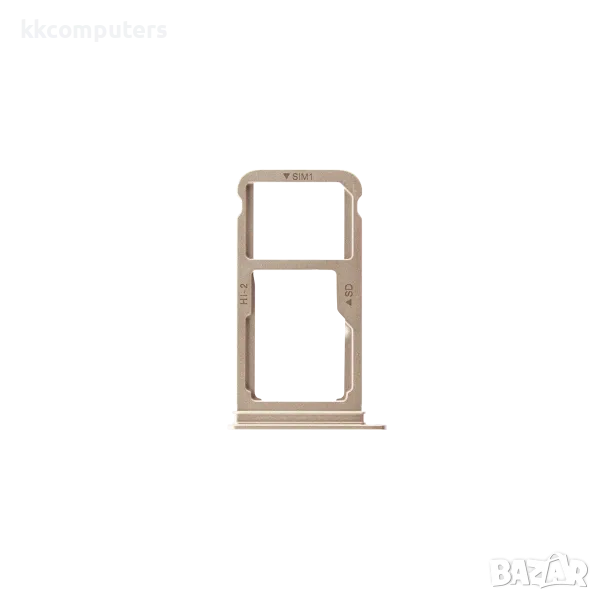 SIM / MicroSD държач /Златен/ за Huawei Mate 10 Баркод : 562289, снимка 1