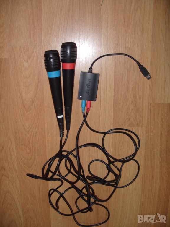 Комплект микрофони singstar за PS2, PS3 и PS4, снимка 1