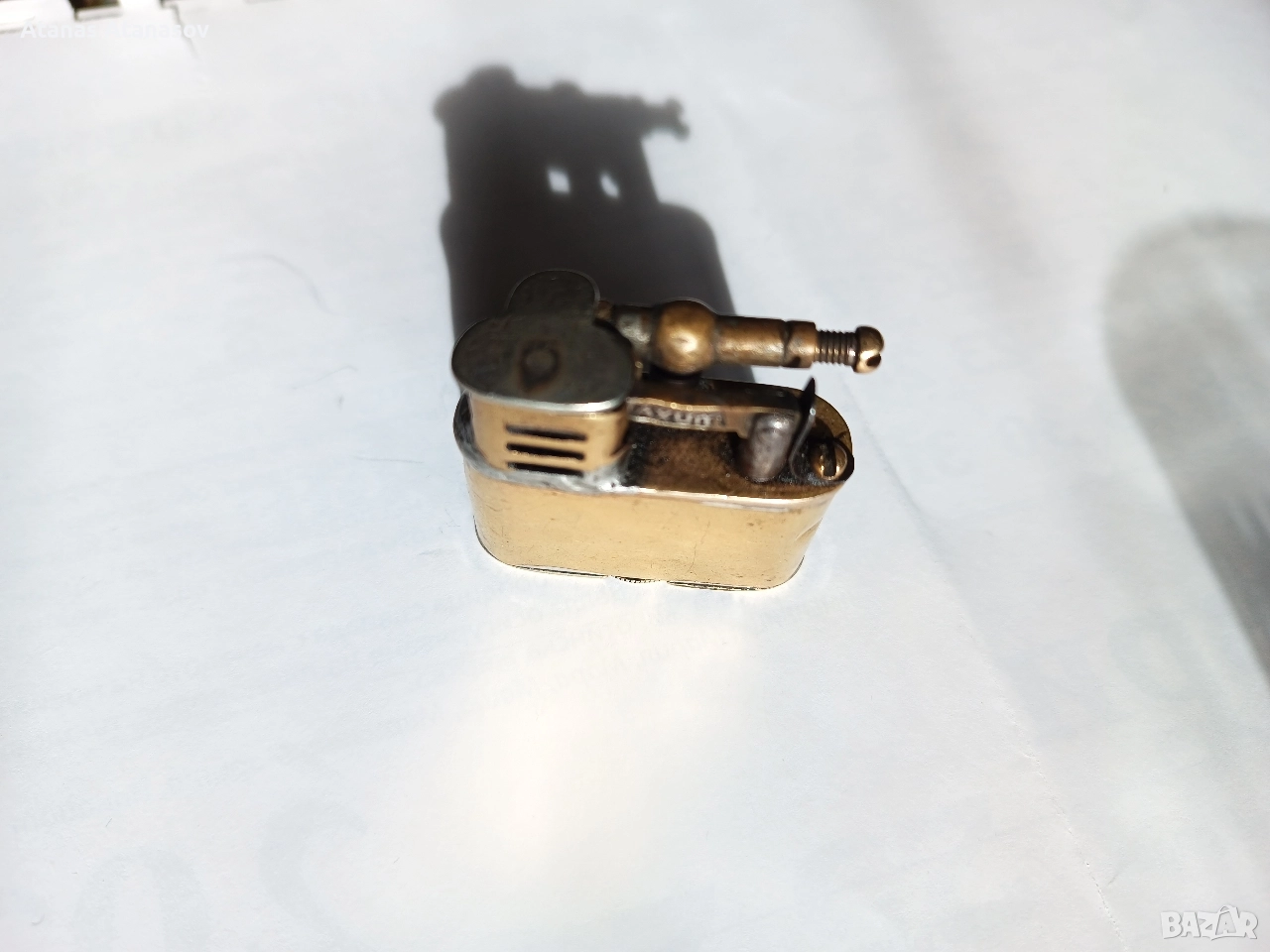 Стара френска бензинова запалка., снимка 1