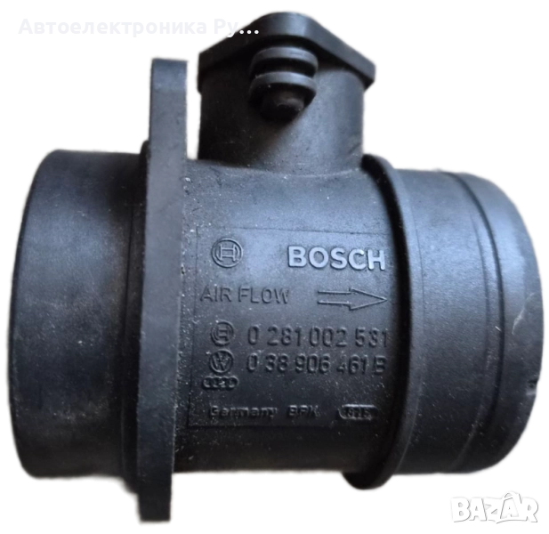 Дебитомер за VW, Seat, Skoda, Audi 1.9 TDI, 0 281 002 531, 0281002531,, 0 38 906 461 B, 038906461B, снимка 1