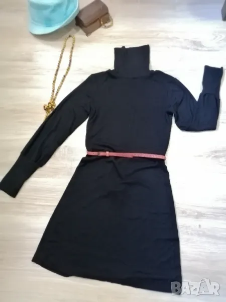 Черна дамска рокля, снимка 1