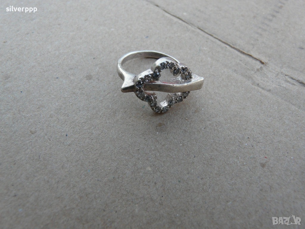  Сребърен пръстен - 3 , снимка 1