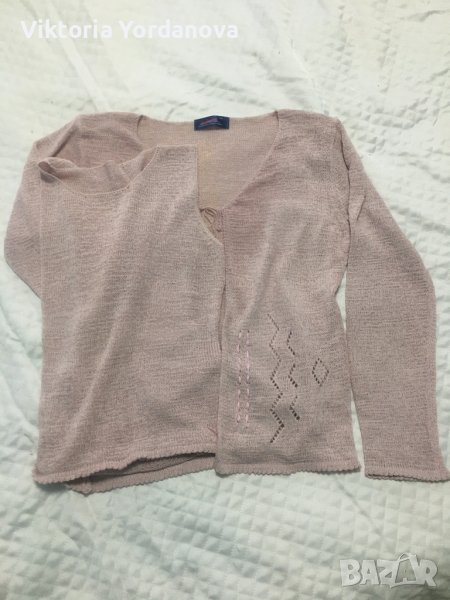 Потник и болеро от фино плетиво хс-с, снимка 1