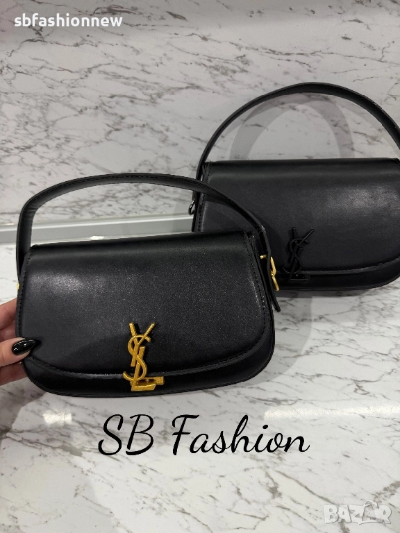 Ysl чанта черно или златно лого, снимка 1
