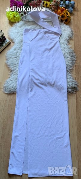 Нова дълга бяла рокля Prettylittlething , снимка 1