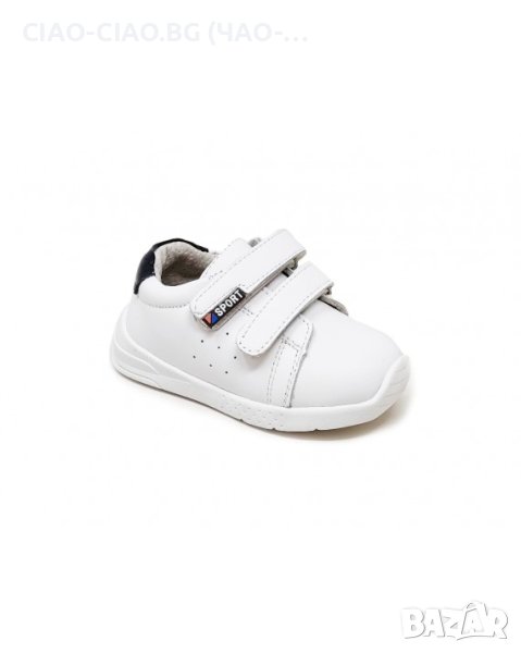 №19-24, Бебешки обувки за прохождане от Естествена кожа за момче BUBBLE KIDS, снимка 1