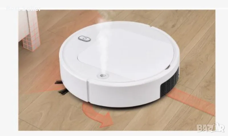 електрическа прахосмукачка робот с опция за мокро почистване и контейнер за пулверизиращ овлажнител , снимка 1