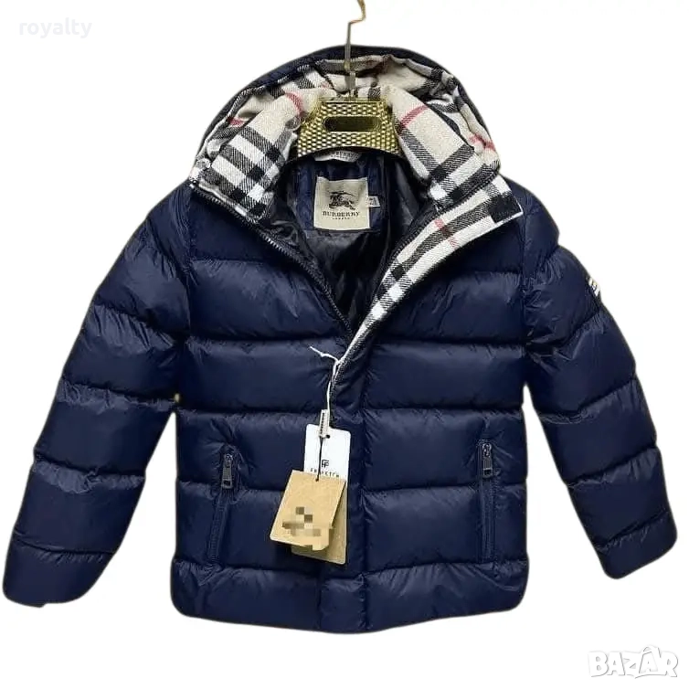 Яке за момче Burberry зима Два цвята , снимка 1