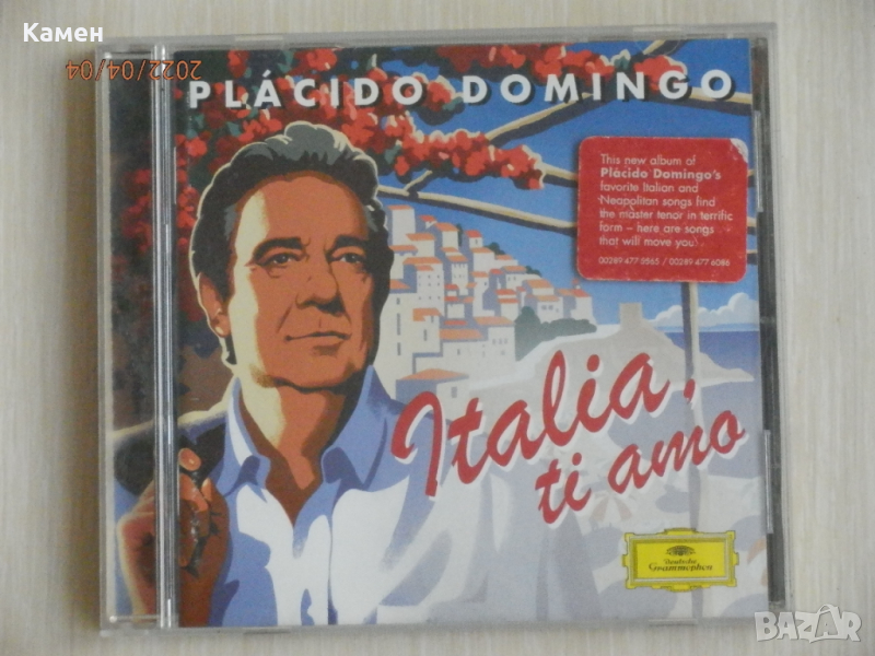 Оригинален диск на Placido Domingo – Italia, ti amo – 2006, снимка 1