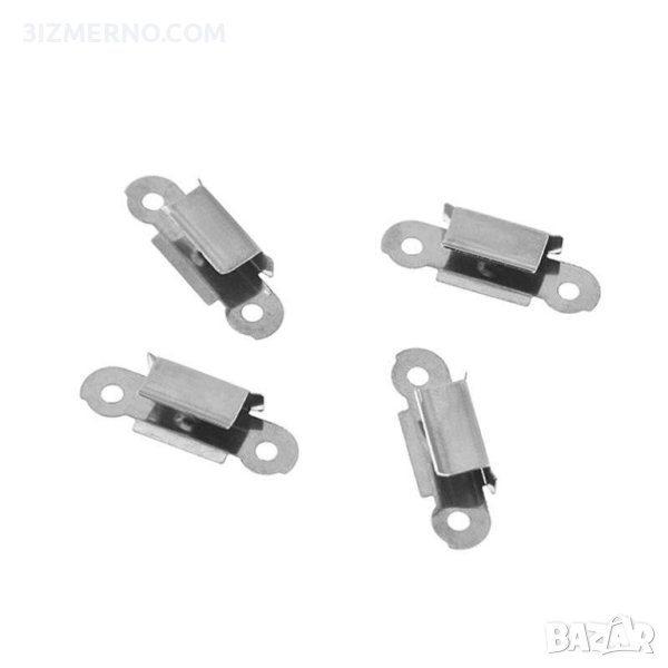 Комплект 4 метални щипки за стъклени подложки за 3D Принтер маси, снимка 1
