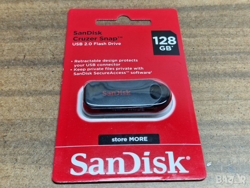 Нова 128GB Sandisk Флашка 128ГБ USB, снимка 1