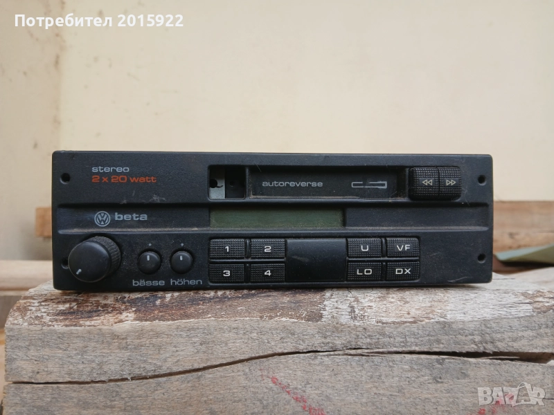 Оригинален касетофон за Vw Golf 2.3.polo., снимка 1