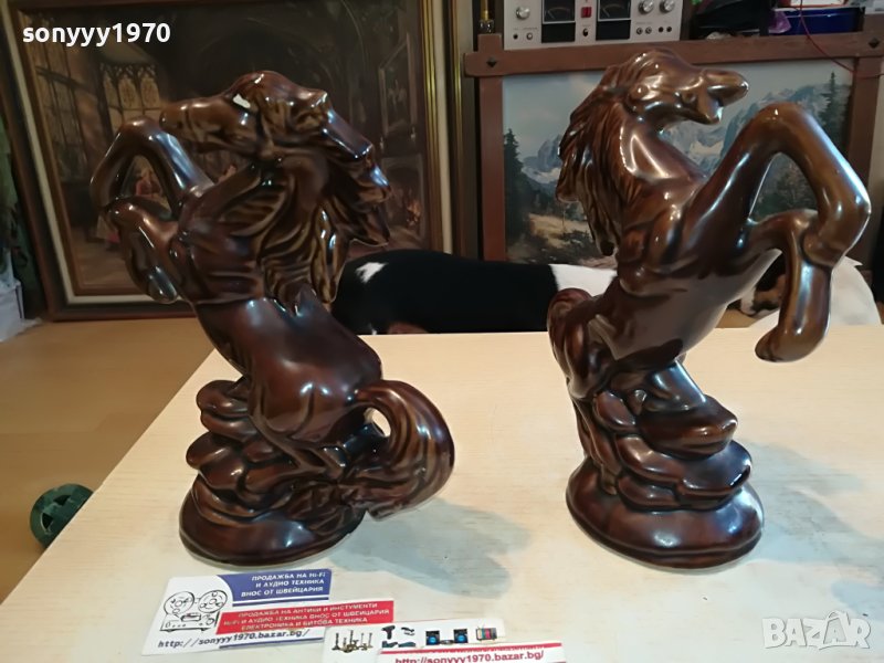 кончета коне 2бр керамика с етикети 1806231836MHL4, снимка 1