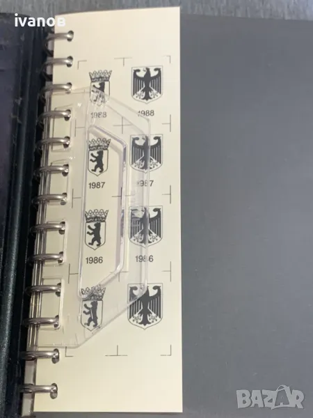 пощенски марки Германия Първи лист 89-90г, снимка 1