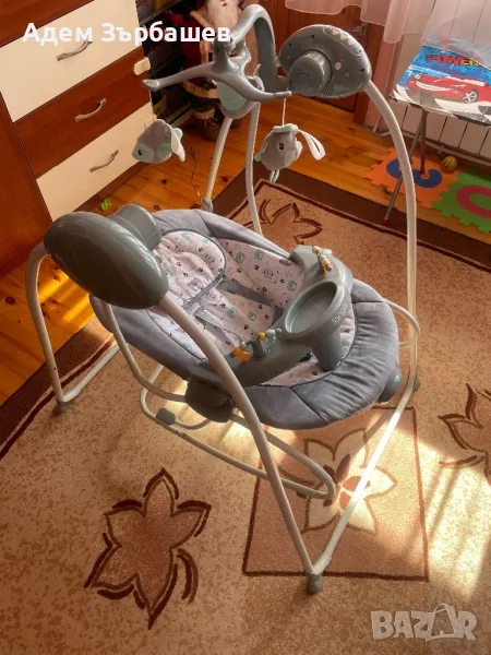  Бебешка люлка Lorelli - Tango, Grey Trees, снимка 1