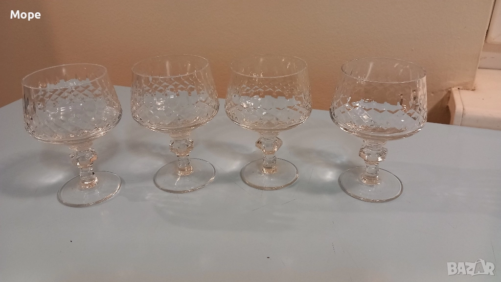 Кристални чаши за коняк , снимка 1