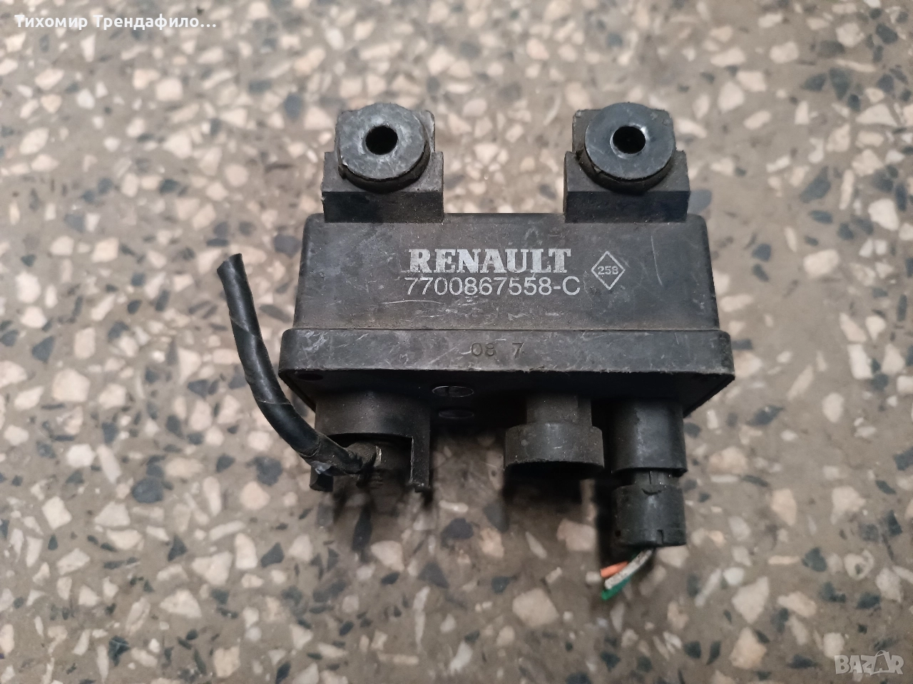 renault relay nagares BTP/6-12 , 7700867558C подгревно реле рено меган 99г, снимка 1