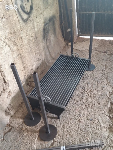 барбекю на Дървени въглища 80х40х80 , снимка 1