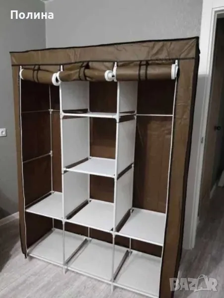 Спален гардероб с цип и 3 разделения, снимка 1
