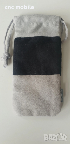 Калъф за телефон - текстилна торба с връзки , снимка 1