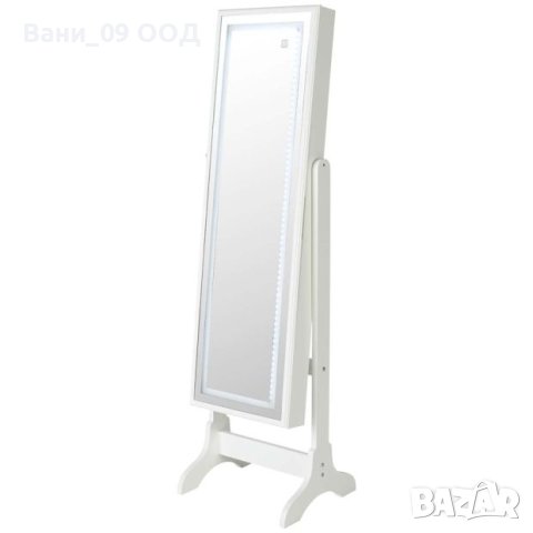 Тоалетка-гардероб с LED осветление и огледало, снимка 6 - Тоалетки - 41625601