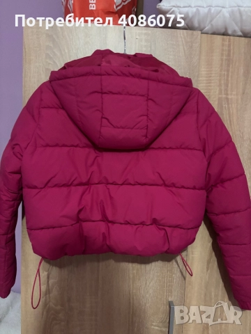 Топло розово зимно яке – Feira, снимка 3 - Якета - 52376272