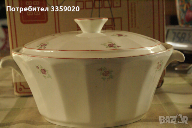 продавам старинен комплект чиний със супник , снимка 7 - Антикварни и старинни предмети - 36516458