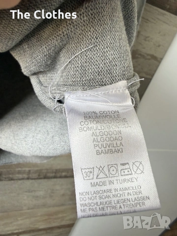 Мъжки пуловер Gant 100% памук Л размер, снимка 3 - Пуловери - 53651177