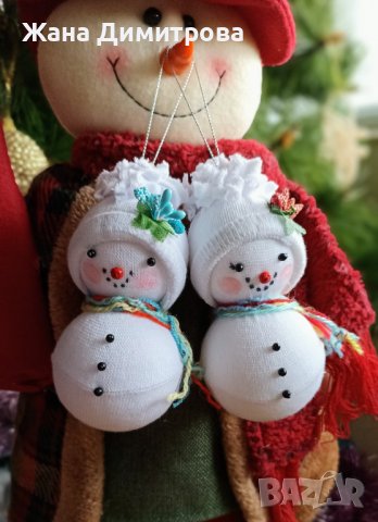 Ръчно изработени снежковци, снимка 5 - Декорация за дома - 30180787