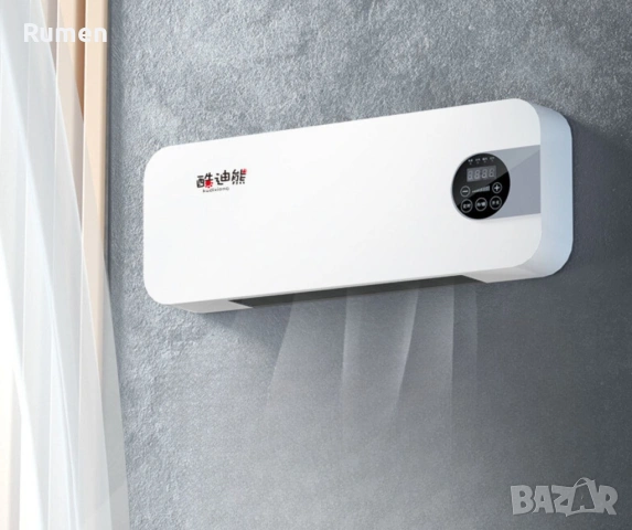 Модерна печка за стенен монтаж, за студено и топло , снимка 6 - Отоплителни печки - 53435235