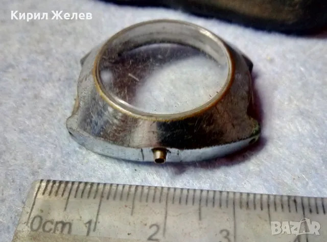 КАСА със СТЪКЛО от СТАР ВИНТИДЖ МОДЕЛ РУСКИ МЕХАНИЧЕН МЪЖКИ РЪЧЕН ЧАСОВНИК 49755