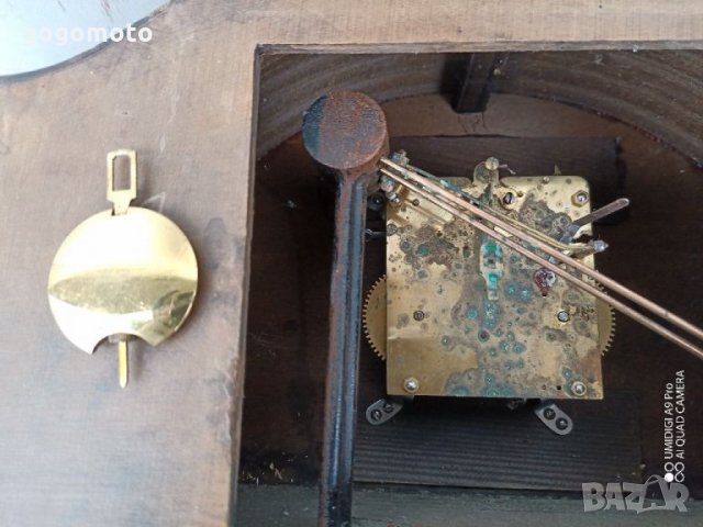 Оригинален стар каминен настолен часовник Механичен каминен часовник, снимка 10 - Антикварни и старинни предмети - 35934036