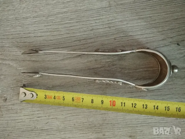 Барокова щипка за лед,захар, снимка 4 - Антикварни и старинни предмети - 47801613