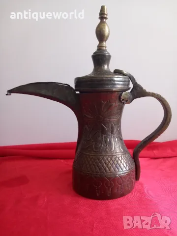 Стар ОСМАНСКИ Бронзов Ибрик , Кана,Кафеник