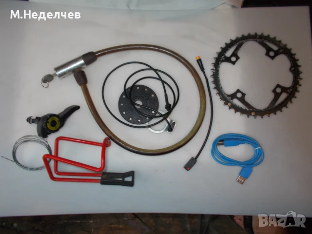 Фар,стоп,свободен венец и ръкохватки за спирачки, снимка 3 - Части за велосипеди - 43271571