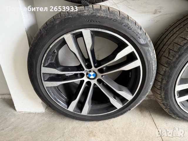 20” оригинални джанти 468m от BMW X6 M50d F15 F16 E70 E71 X5 E72 F85 F86, снимка 3 - Гуми и джанти - 53224027
