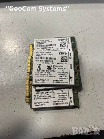 Dell Wireless 5809e 4G/LTE/GPS WWAN модул (K2W44), снимка 1 - Мрежови адаптери - 41805023