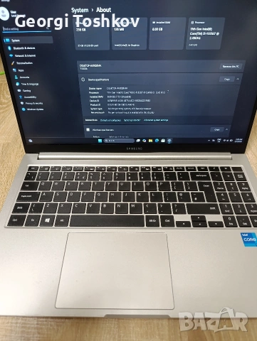 лаптоп Samsung Galaxybook , снимка 5 - Лаптопи за работа - 53741299