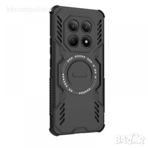 Магнитен калъф WANLONFENG DJ за Xiaomi Poco M8 5G / Redmi Note 15 5G с 2 бр. Стъклени Протектори - P, снимка 6 - Калъфи, кейсове - 53259788