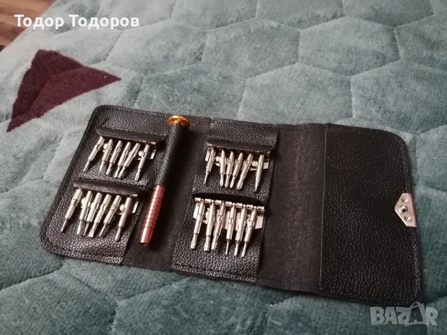 Kомплект отвертки за финна електроника от 25 в 1, снимка 2 - Отвертки - 47898134