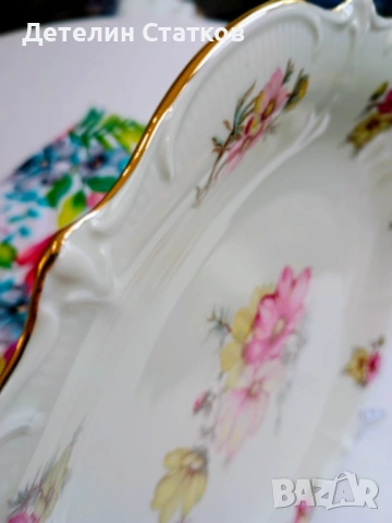 Порцеланово плато 30 см. Bavaria, снимка 9 - Чинии - 53716193