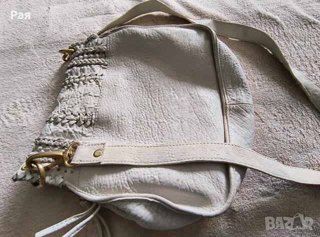 Дамска кожена чанта Uterqüe, снимка 8 - Чанти - 49808873